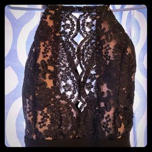 Blashe black dress romper